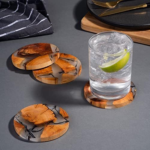 Wood and Resin Coasters