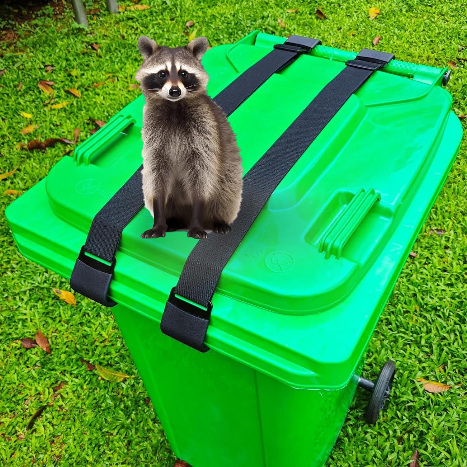 Trash Can Locks for Outdoor Bins – Animal-Resistant, Windproof & Tool-Free Installation (2-Pack)