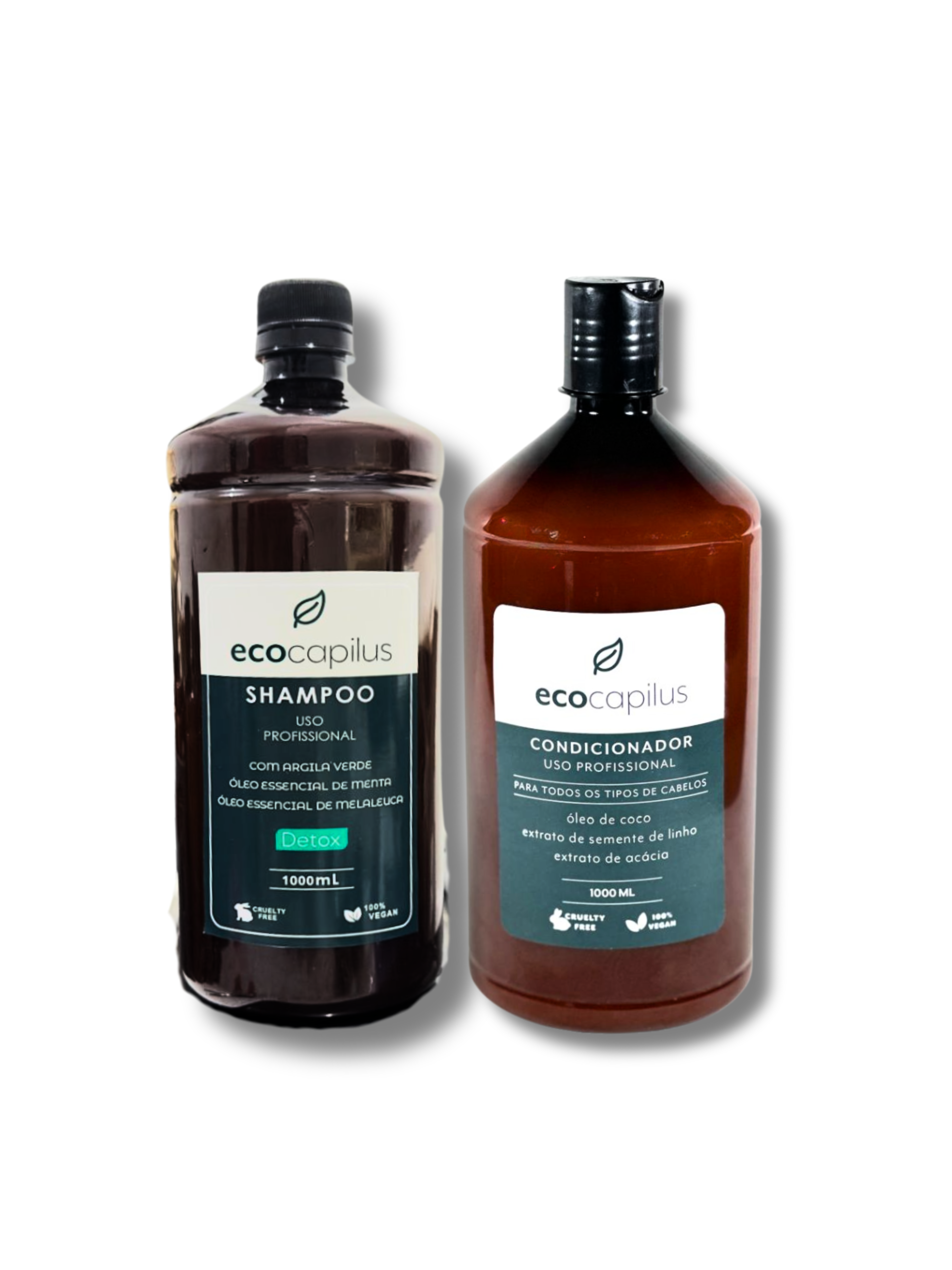 KIT SHAMPOO E CONDICIONADOR DETOX - ECOLÓGICA HAIR 300ML