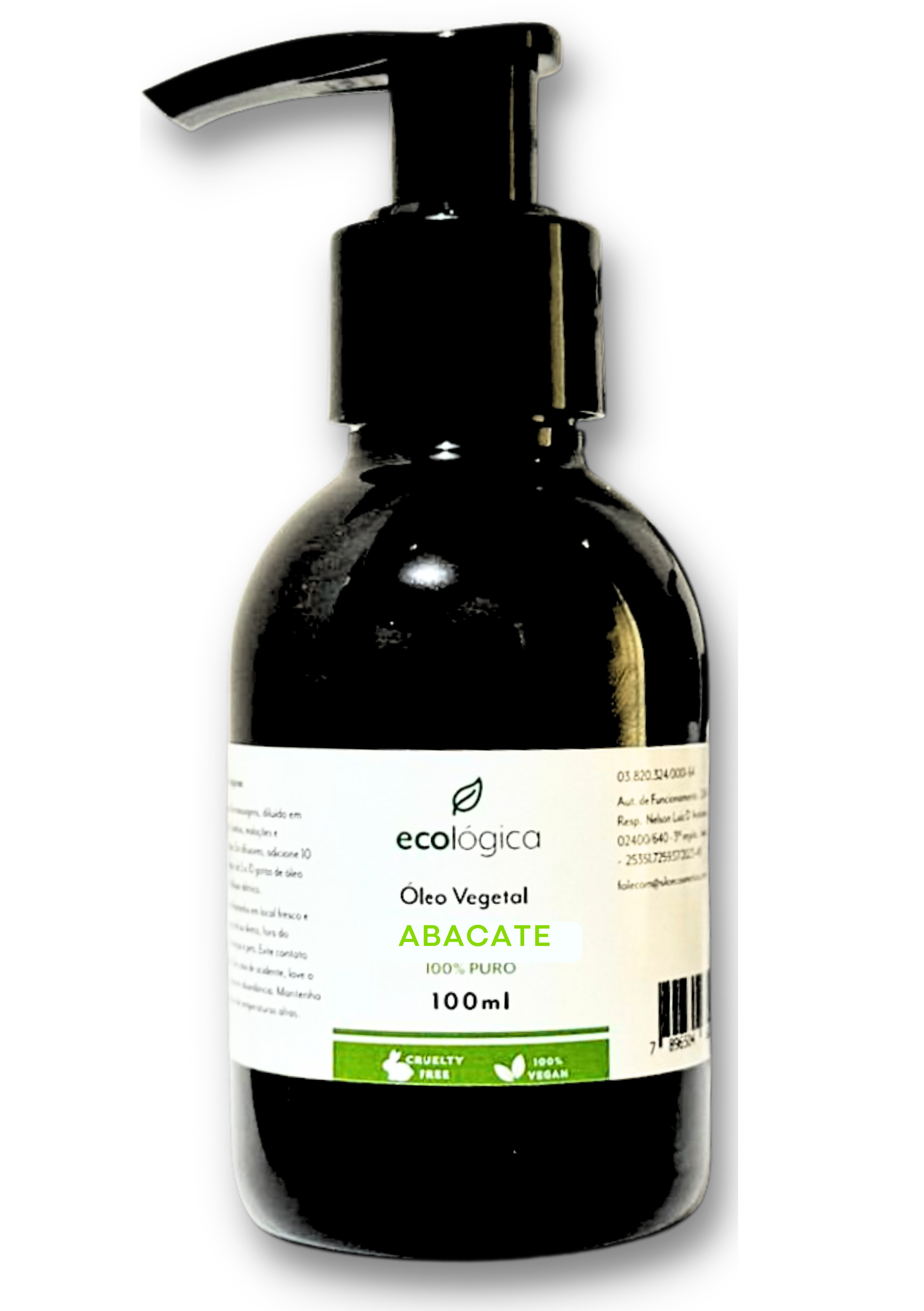 ÓLEO VEGETAL DE ABACATE 150ml