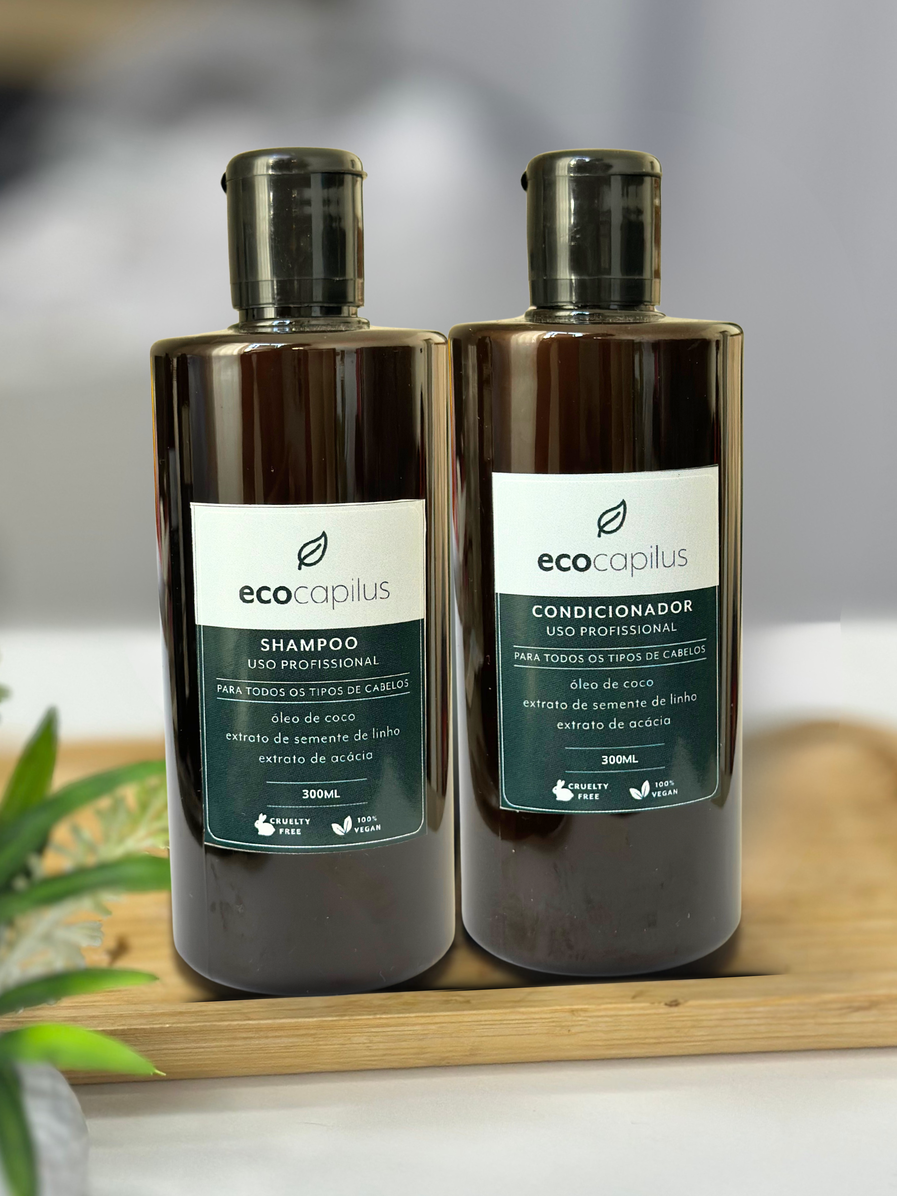 KIT SHAMPOO E CONDICIONADOR USO DIÁRIO - ECOLÓGICA HAIR 300ML