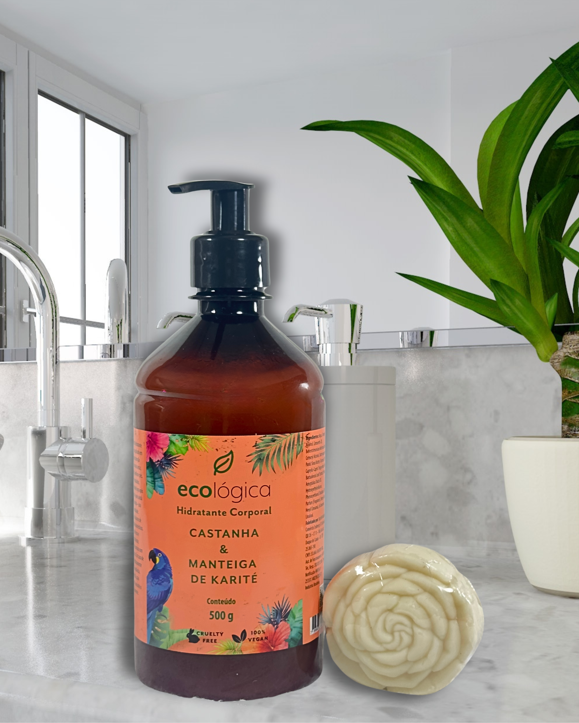 Hidratante Ecológica Corporal - Castanhas e Manteiga de Karité