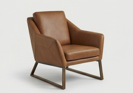 Fauteuil en cuir 