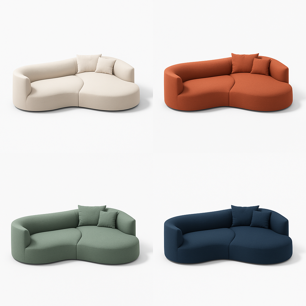 Lina Curved Sofa