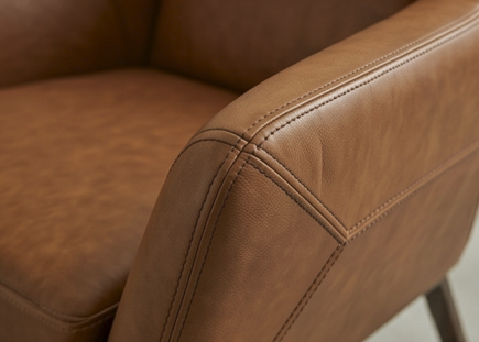 Fauteuil en cuir 