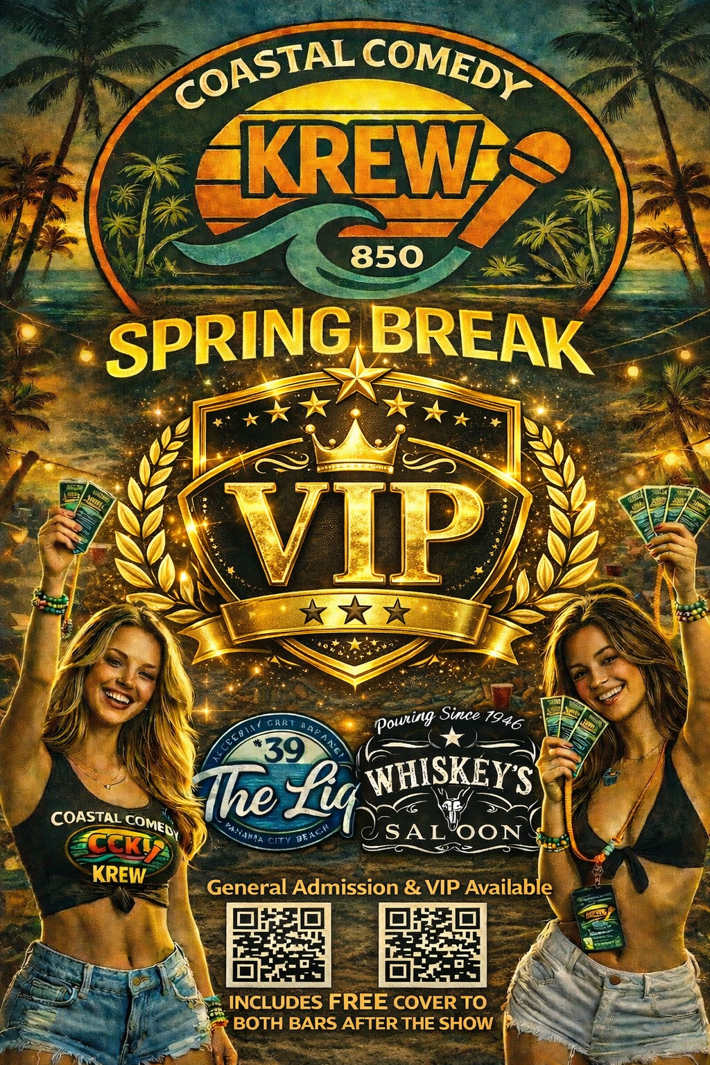 VIP Table: 14 March Spring Break Comedy @ The Liq