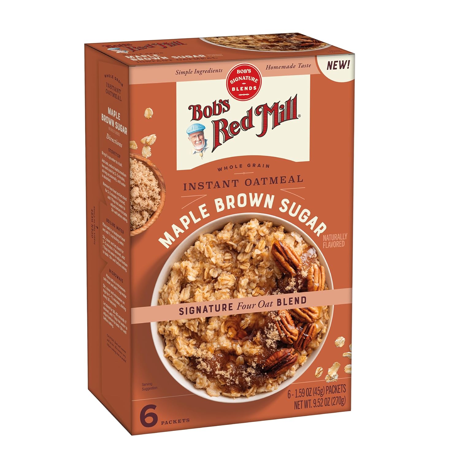 Bob's Red Mill Maple Brown Sugar Instant Oatmeal
