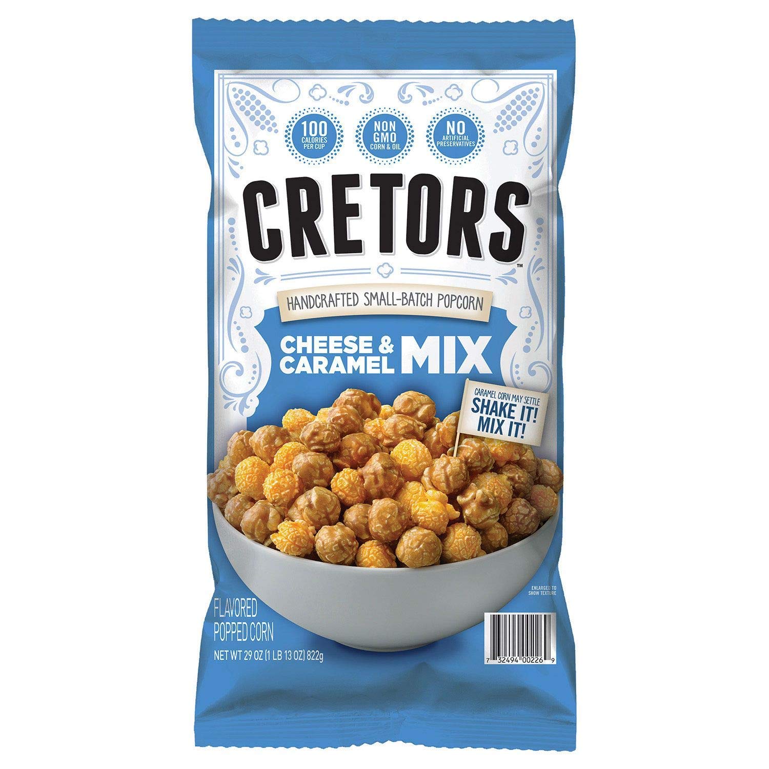 Cretors Cheese & Caramel Mix Popcorn