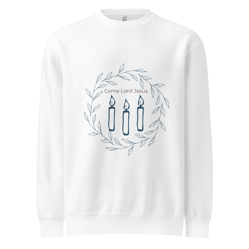 "Come Lord Jesus" Advent Wreath Sweatshirt