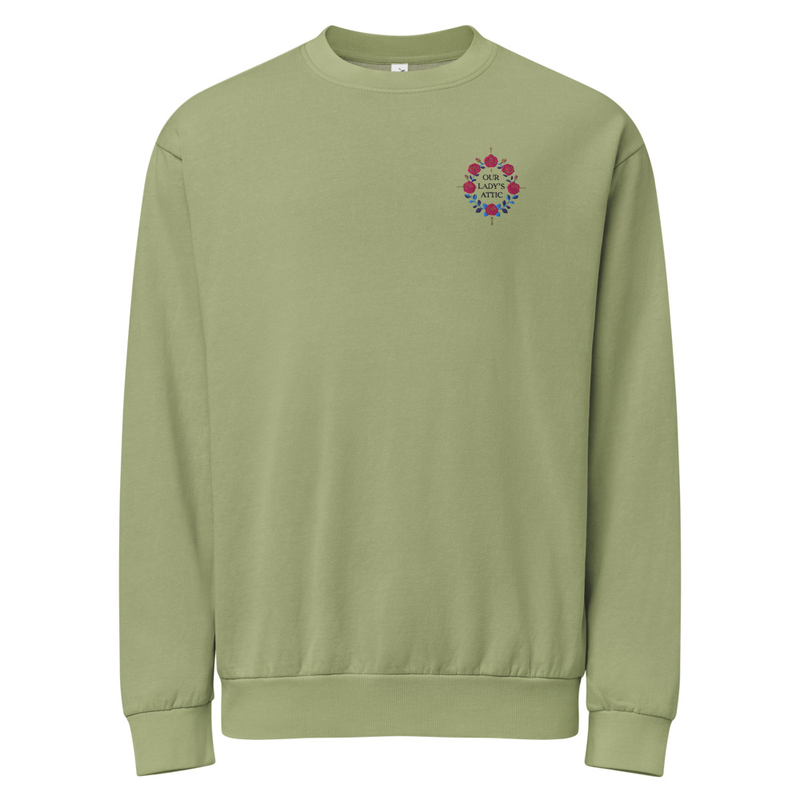 Our Lady's Attic Embroidered Sweatshirt