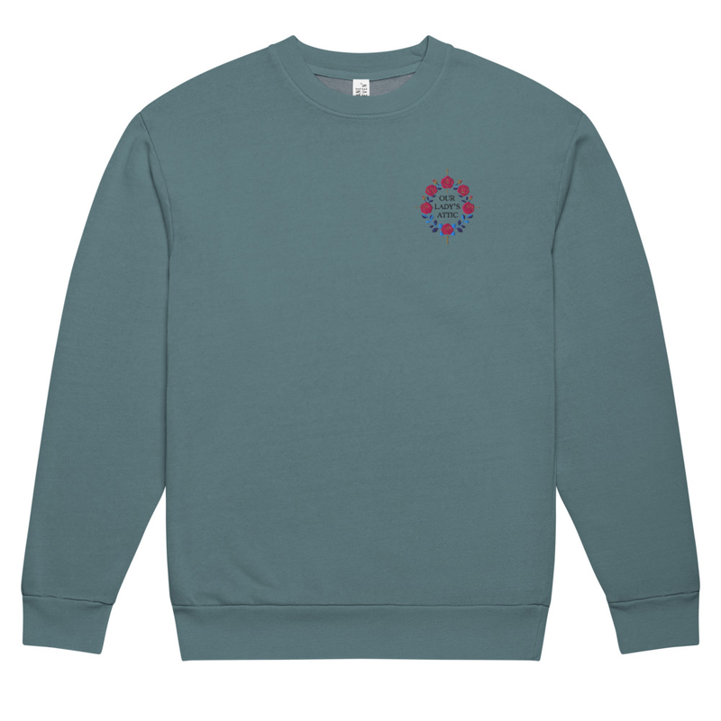 Our Lady's Attic Embroidered Sweatshirt