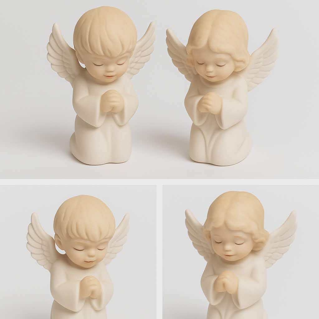 Praying Angel Figurine Duo