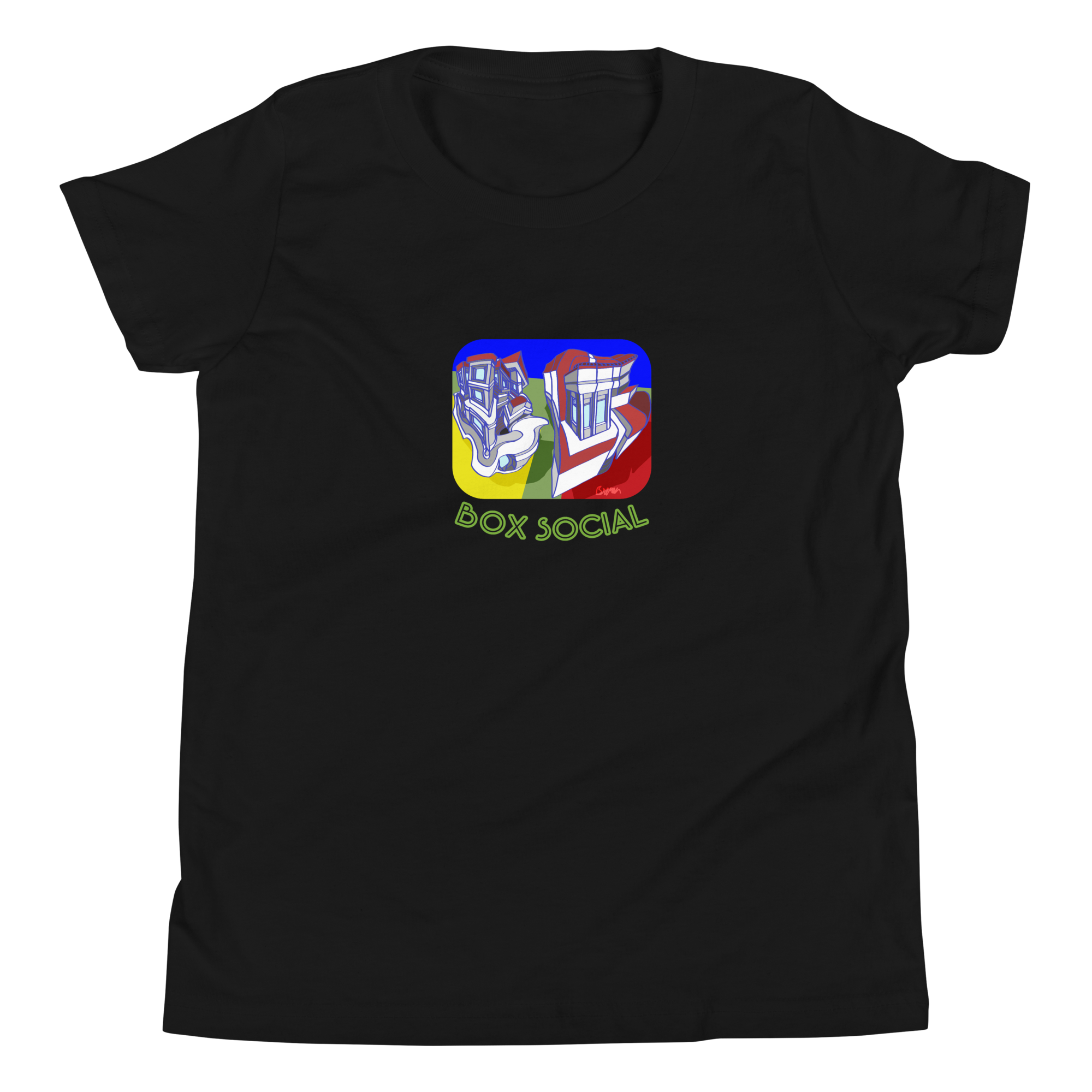 Youth Box Social Graphic T-Shirt