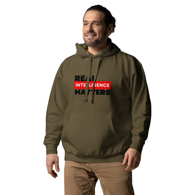 Real Intelligence Matters - Unisex Hoodie