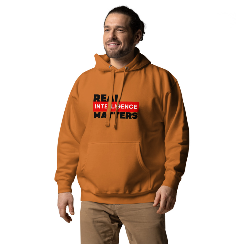 Real Intelligence Matters - Unisex Hoodie