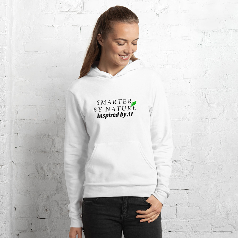 Smarter by Nature | AI-Inspired Unisex Pullover Hoodie