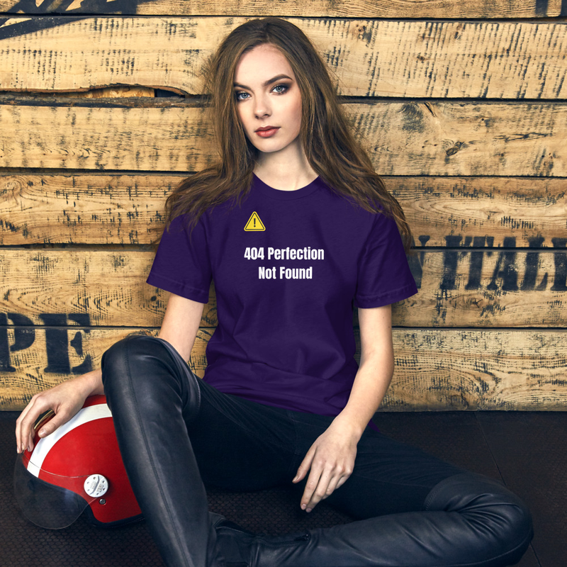 404 Perfection Not Found - Unisex t-shirt
