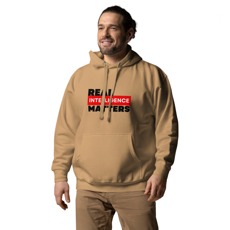 Real Intelligence Matters - Unisex Hoodie