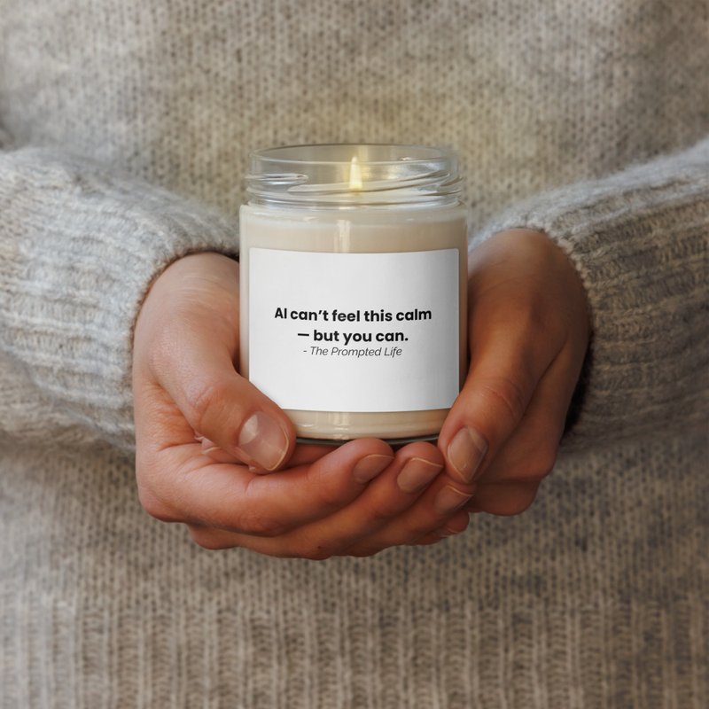 The Prompted Life Signature Candle | 9oz Scented Soy Wax