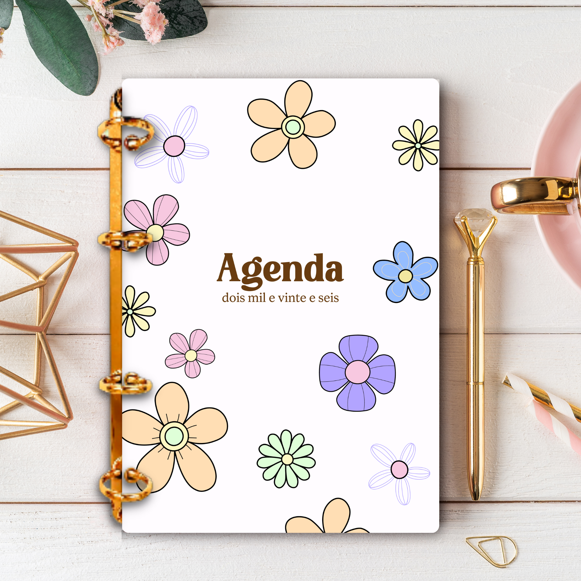 Planner de Agenda Floral 2026