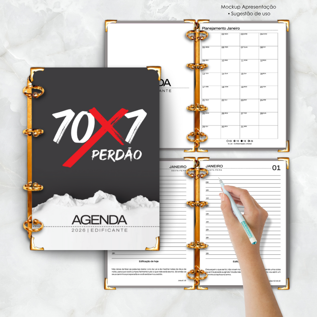 Agenda 2026 Edificante: Jesus, A Prioridade em Minha Jornada. MOD01