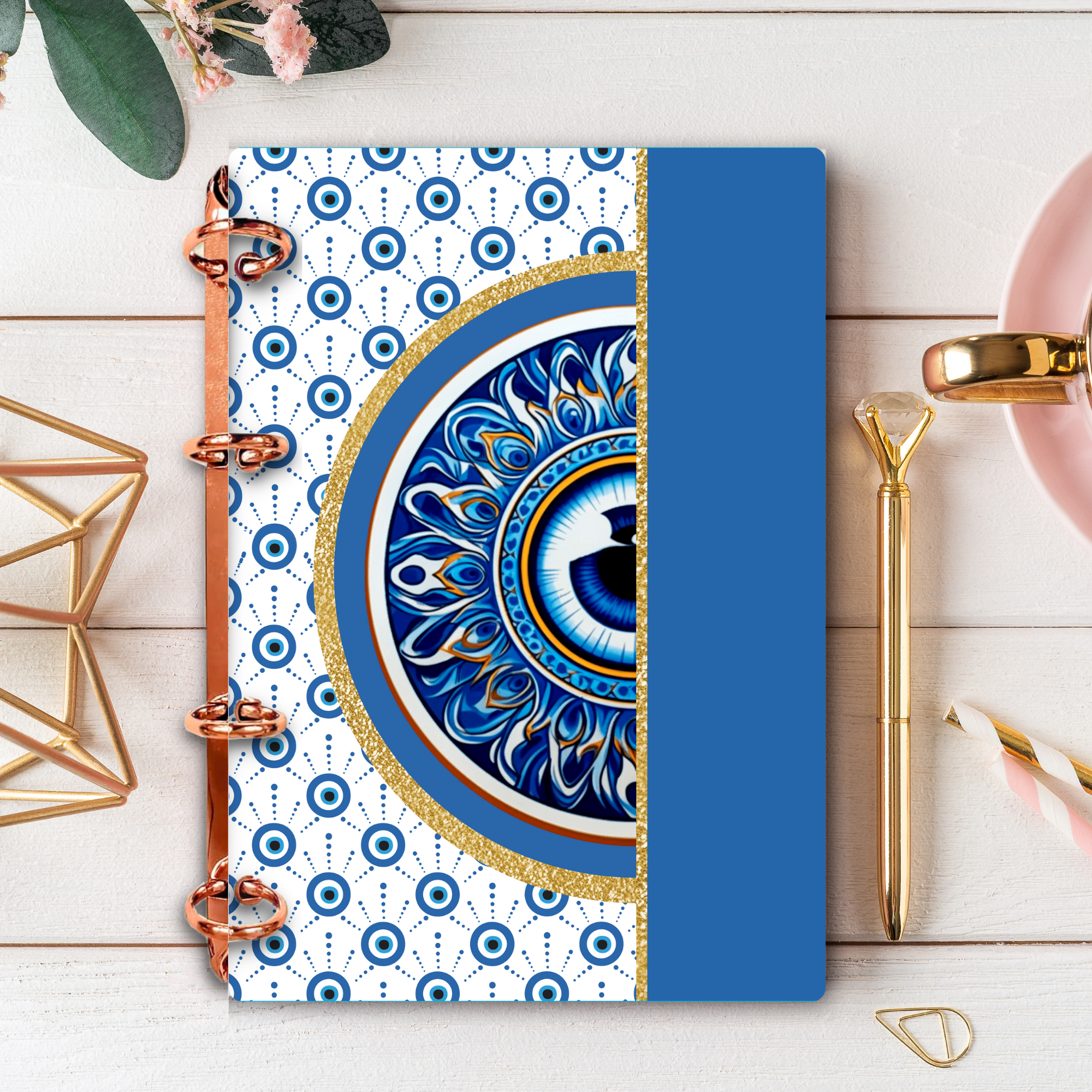 agenda de Capa Dura Olho Grego