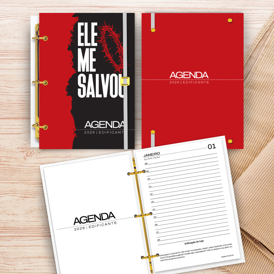 Agenda 2026 Edificante: Jesus, A Prioridade em Minha Jornada. MOD16