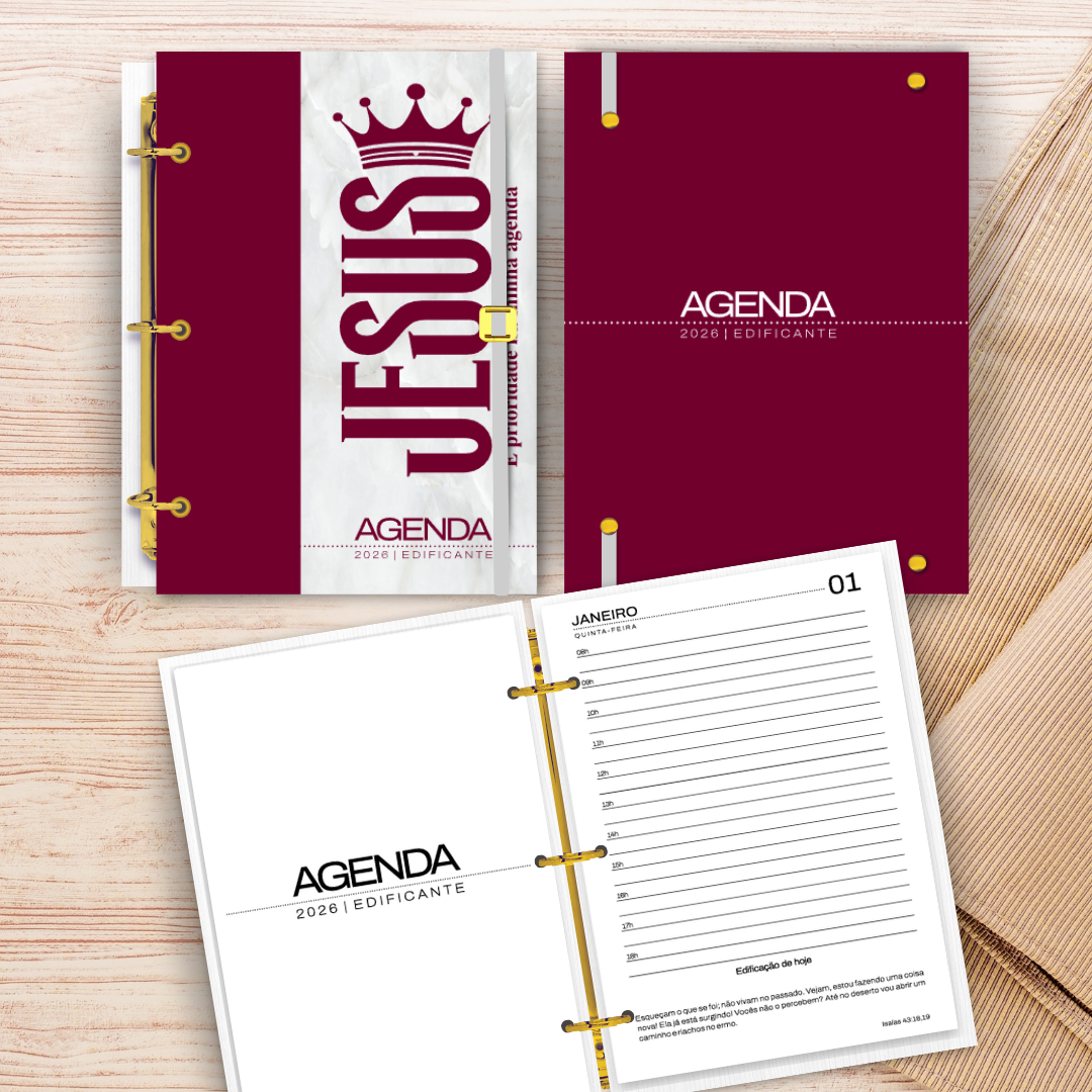 Agenda 2026 Edificante: Jesus, A Prioridade em Minha Jornada. MOD07