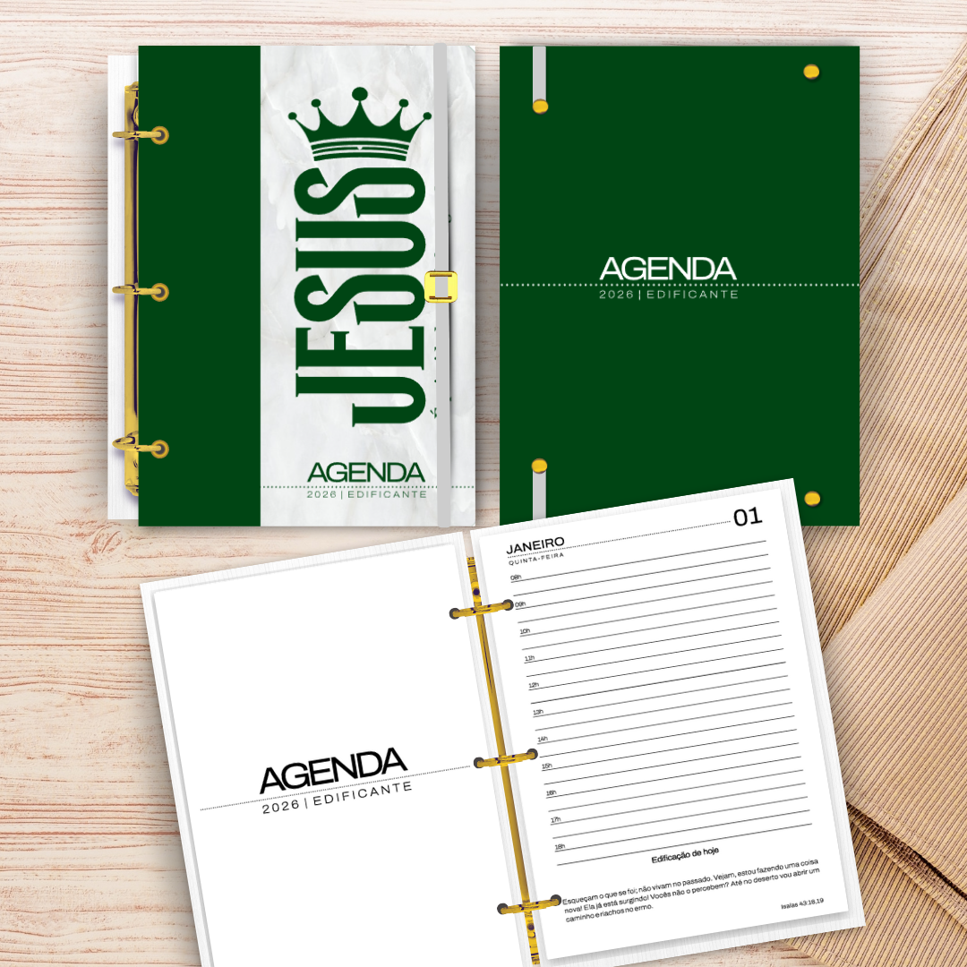 Agenda 2026 Edificante: Jesus, A Prioridade em Minha Jornada. MOD09