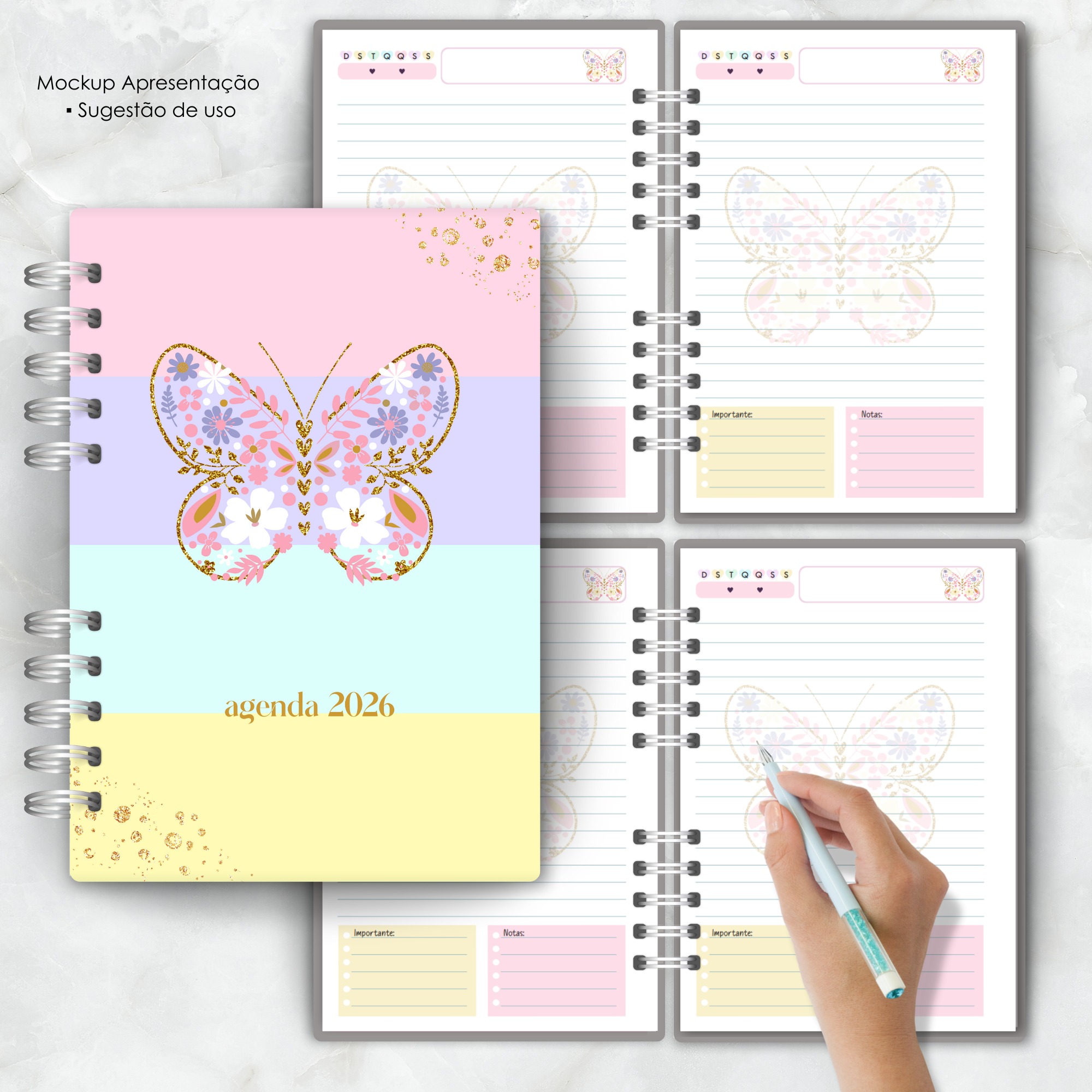 Planner Borboleta 2026