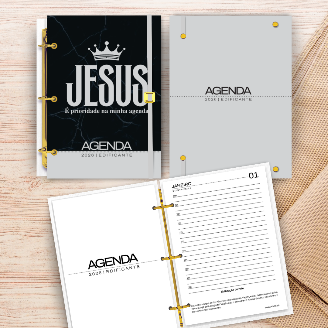 Agenda 2026 Edificante: Jesus, A Prioridade em Minha Jornada. MOD15
