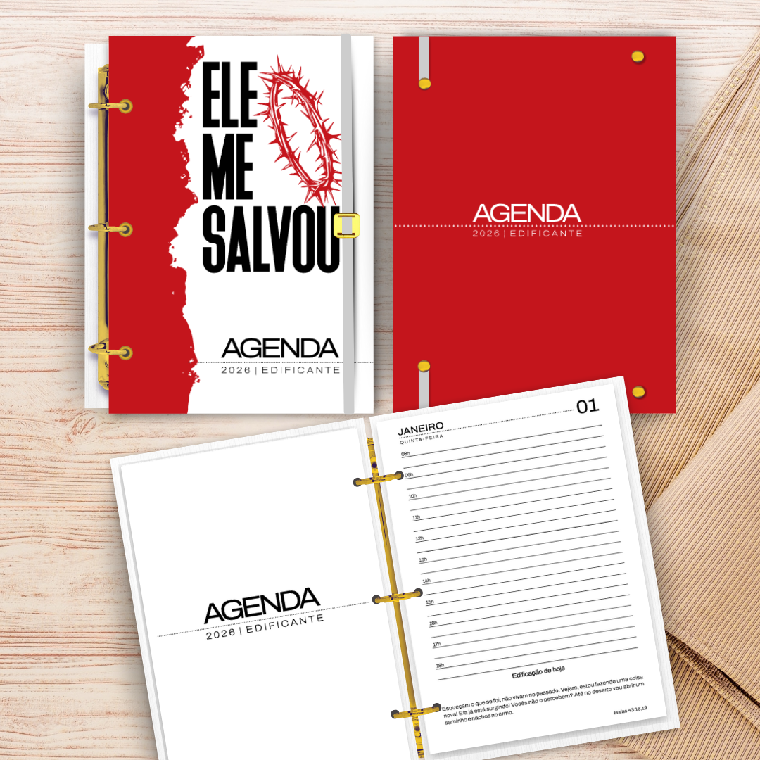 Agenda 2026 Edificante: Jesus, A Prioridade em Minha Jornada. MOD18