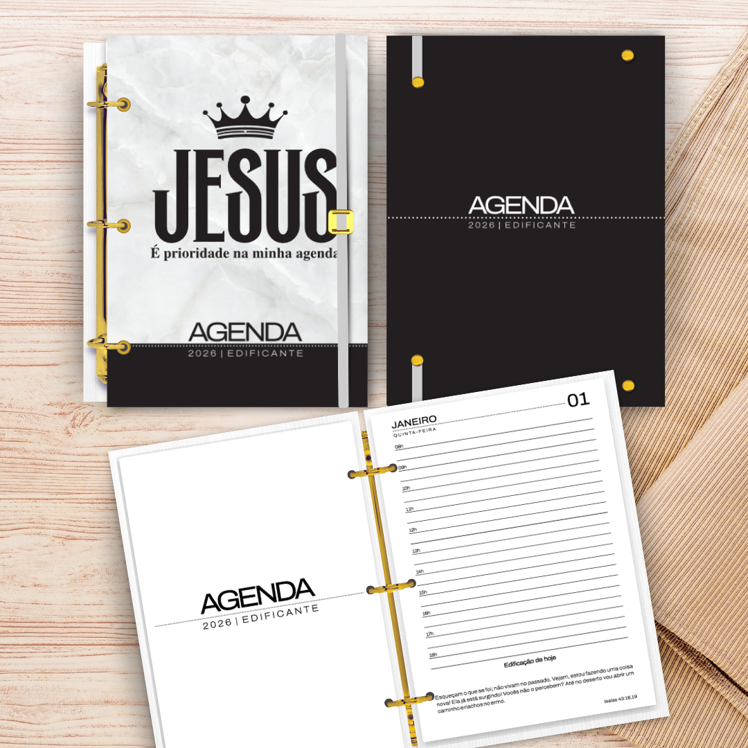 Agenda 2026 Edificante: Jesus, A Prioridade em Minha Jornada. MOD11