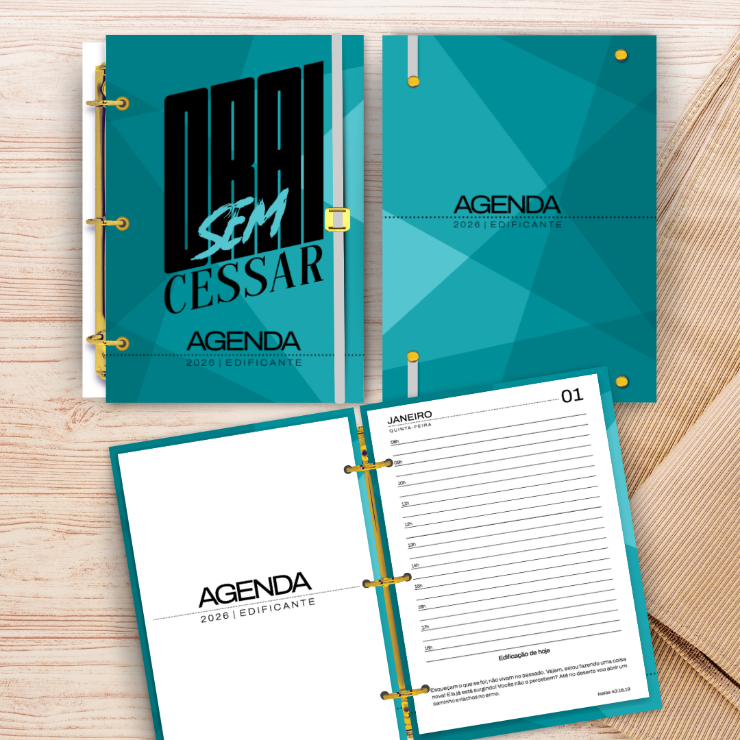 Agenda 2026 Edificante: Jesus, A Prioridade em Minha Jornada. MOD19