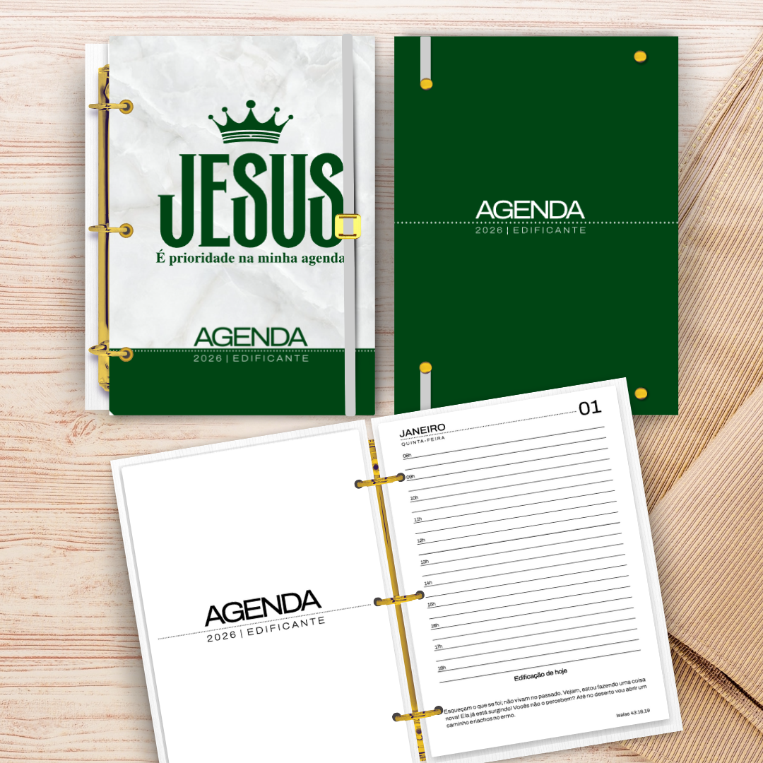Agenda 2026 Edificante: Jesus, A Prioridade em Minha Jornada. MOD14