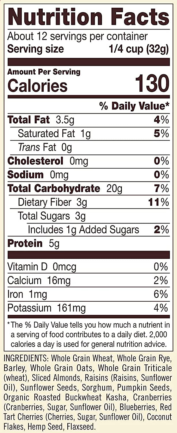 Bob's Red Mill Fruit & Seed Muesli ~ 2 Pack - 14oz