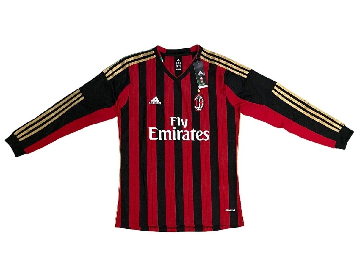 AC Milan Long Sleeve Home Jersey