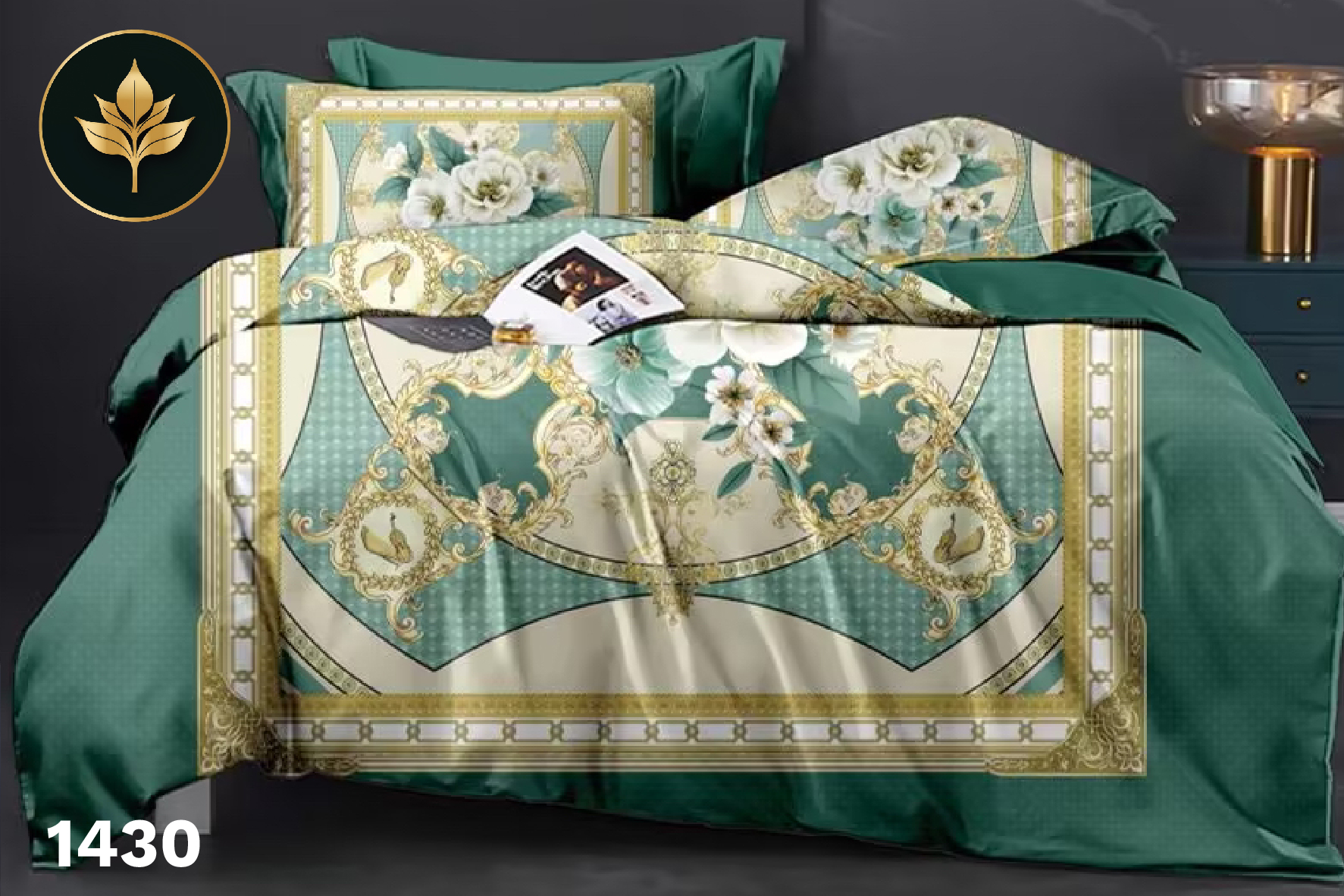 Bedsheet Leafy code: #1430