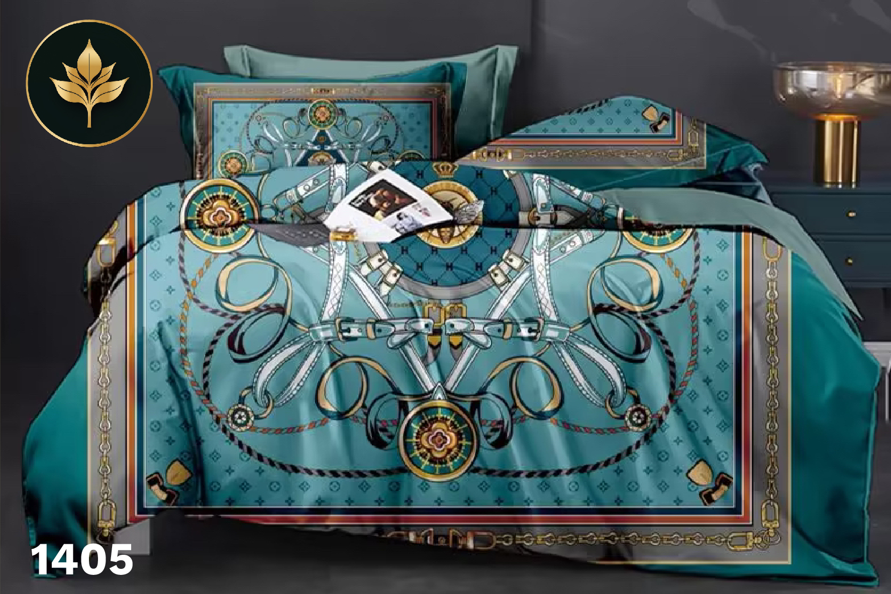 Bedsheet Leafy code: #1405