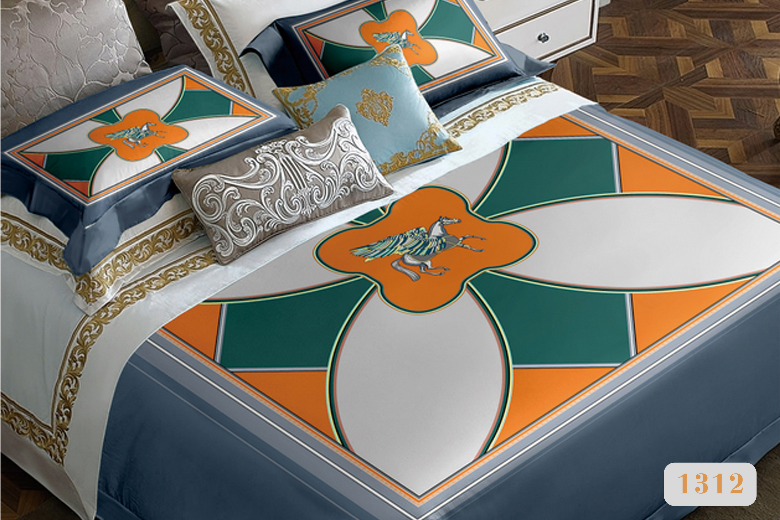 Bedsheet Leafy code: #1312