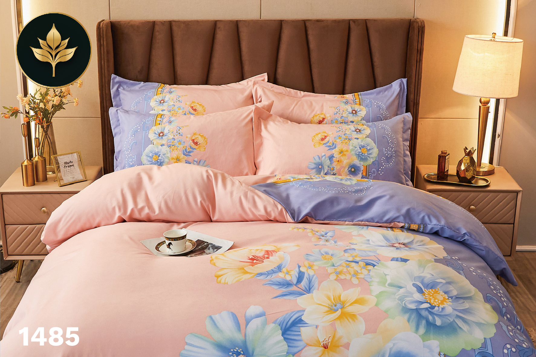 Bedsheet Leafy code: #1485