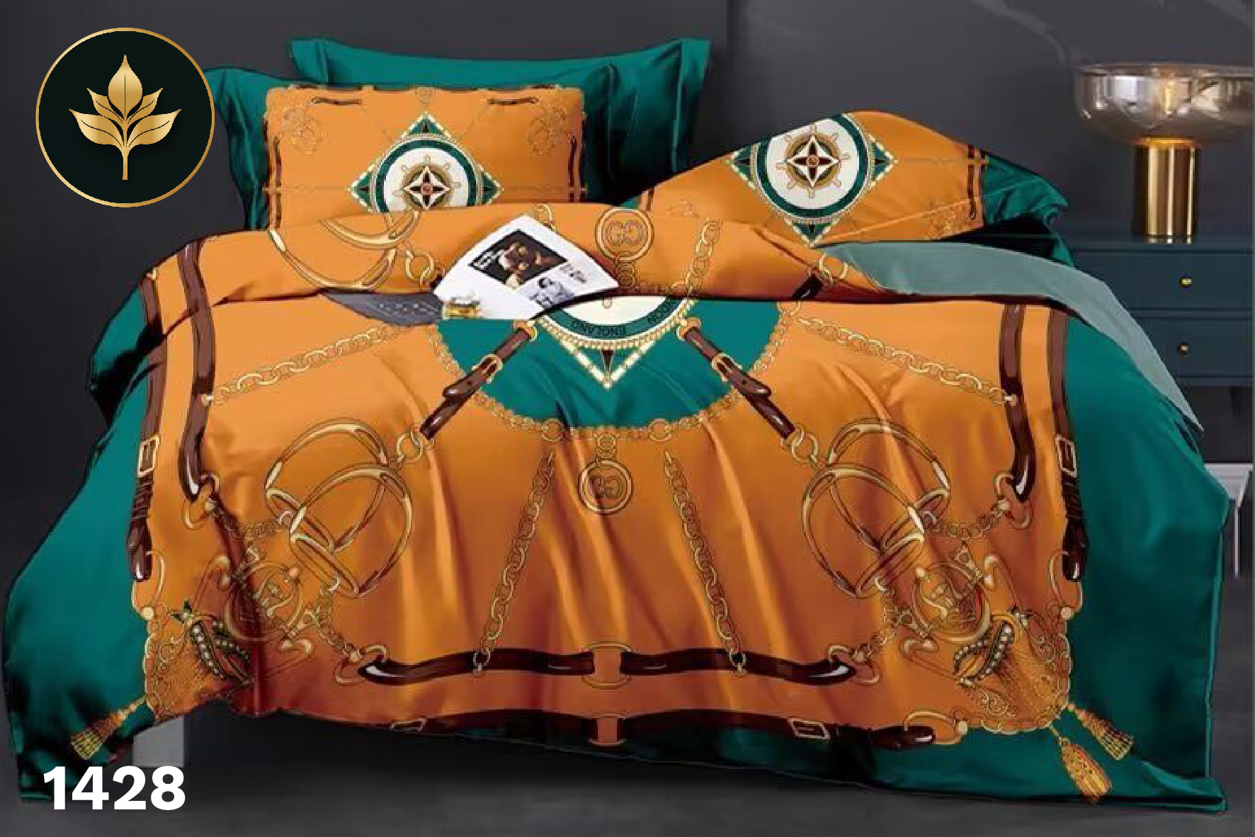 Bedsheet Leafy code: #1428