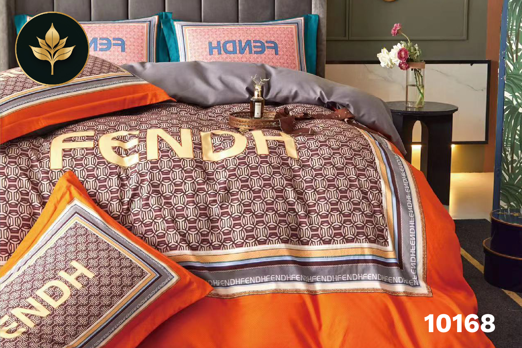 Bedsheet Leafy code: #10168