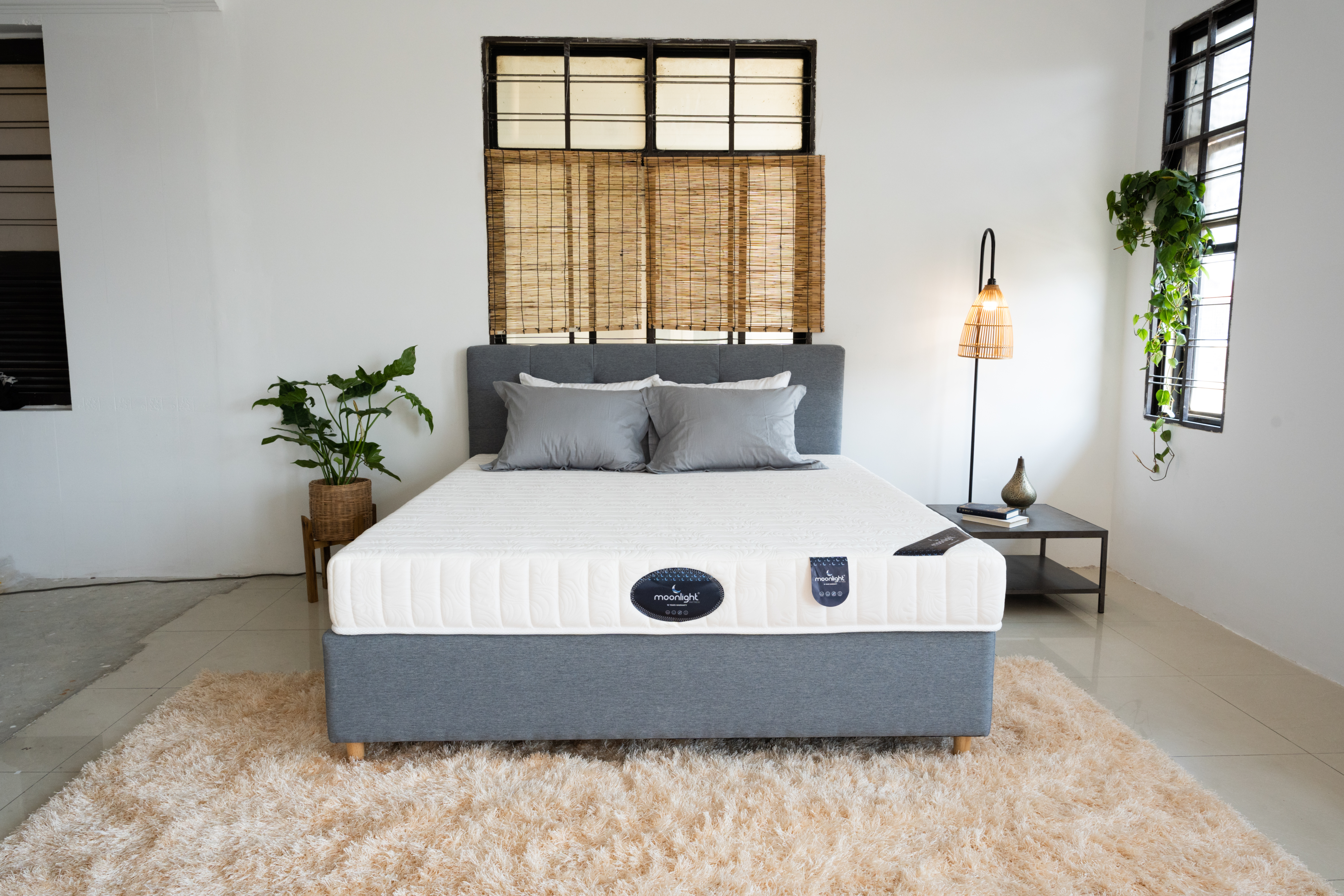 Moonlight Blue Foam Euro Latex Top