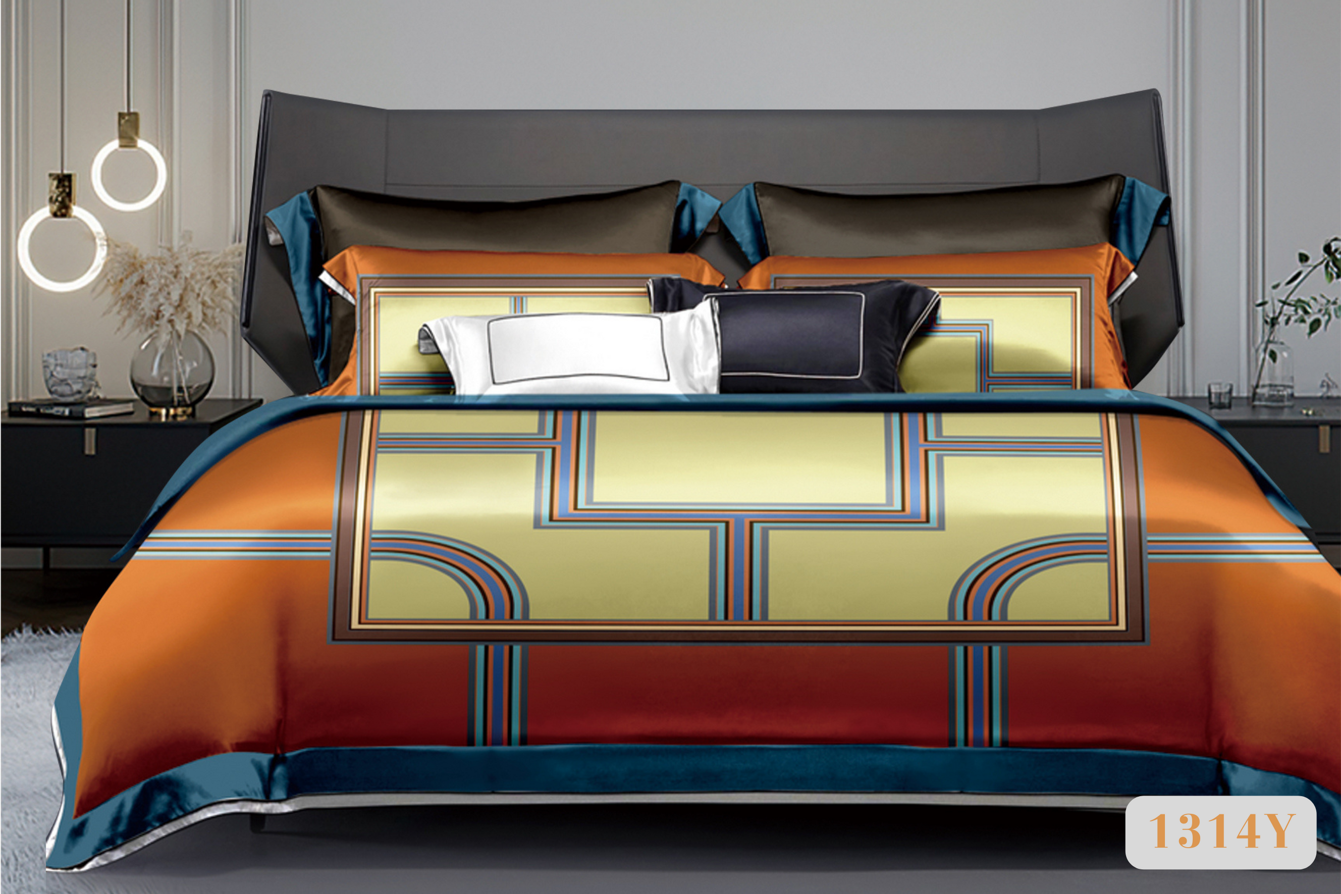 Bedsheet Leafy code: #1314Y