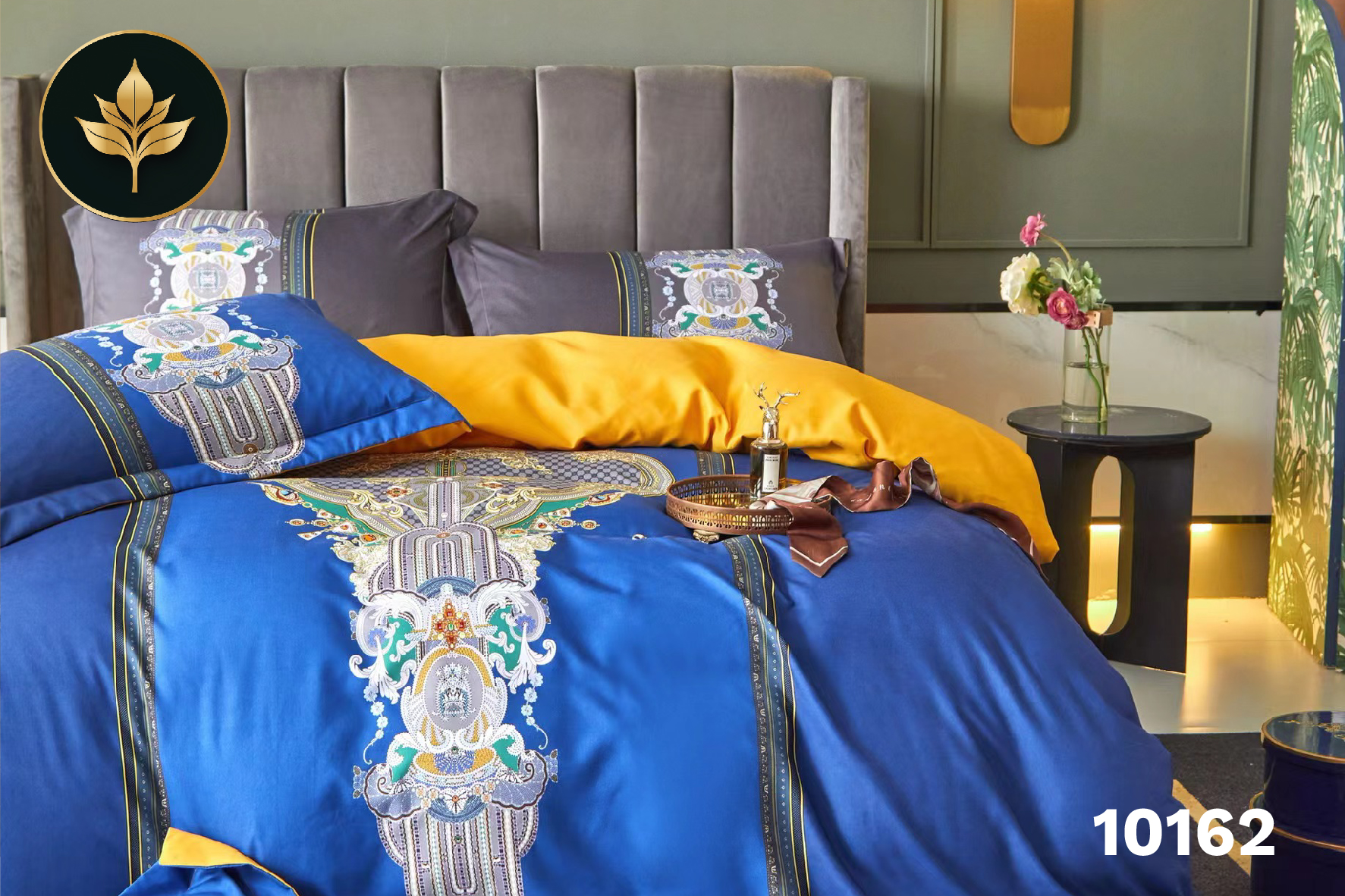 Bedsheet Leafy code: #10162