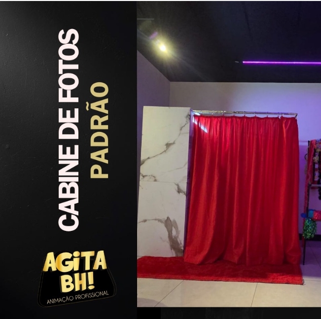 CABINE DE FOTOS PADRÃO (TODA EM CORTINA)