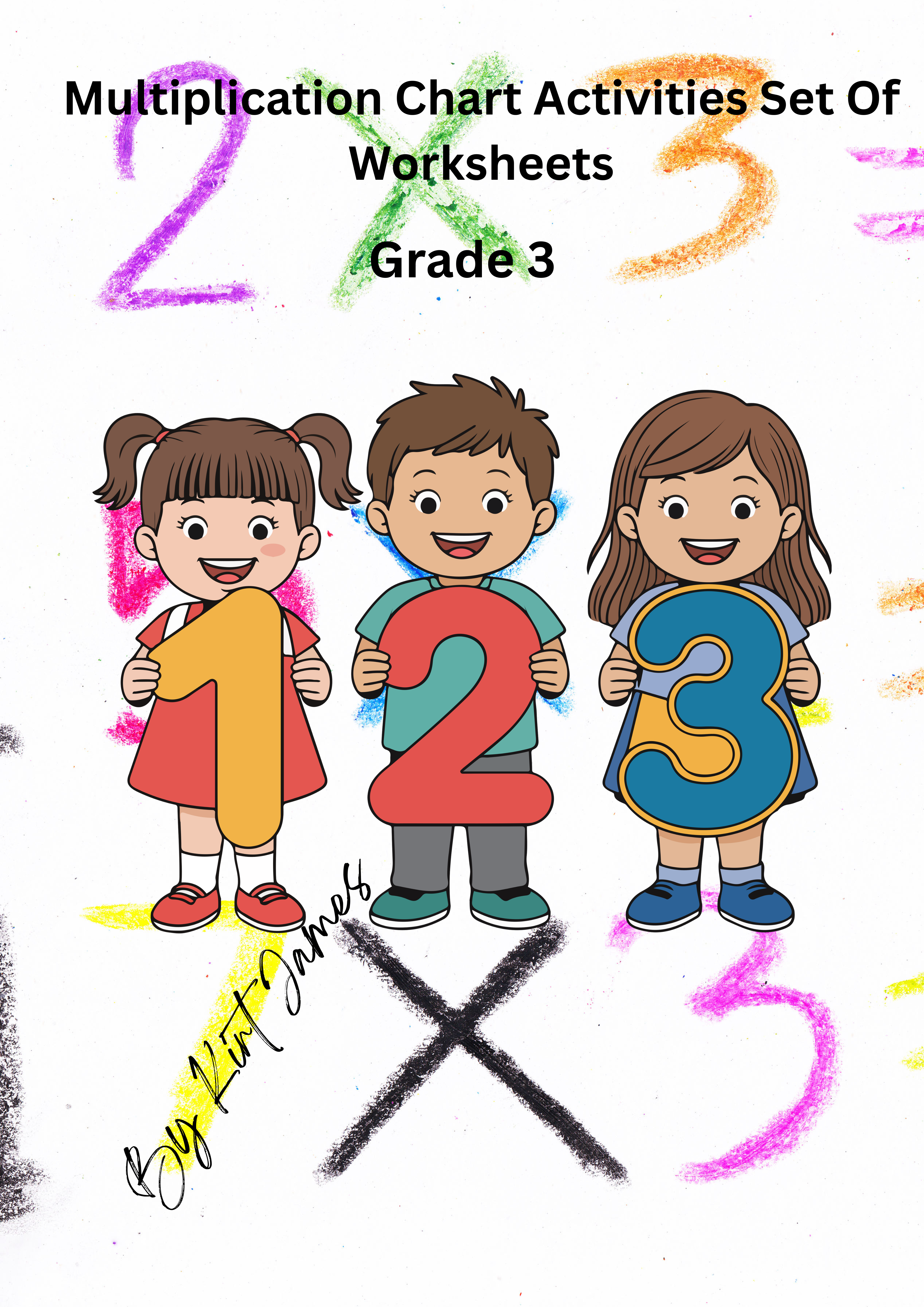 Multiplication Chart Activities Set Of Worksheets - Grade 3
