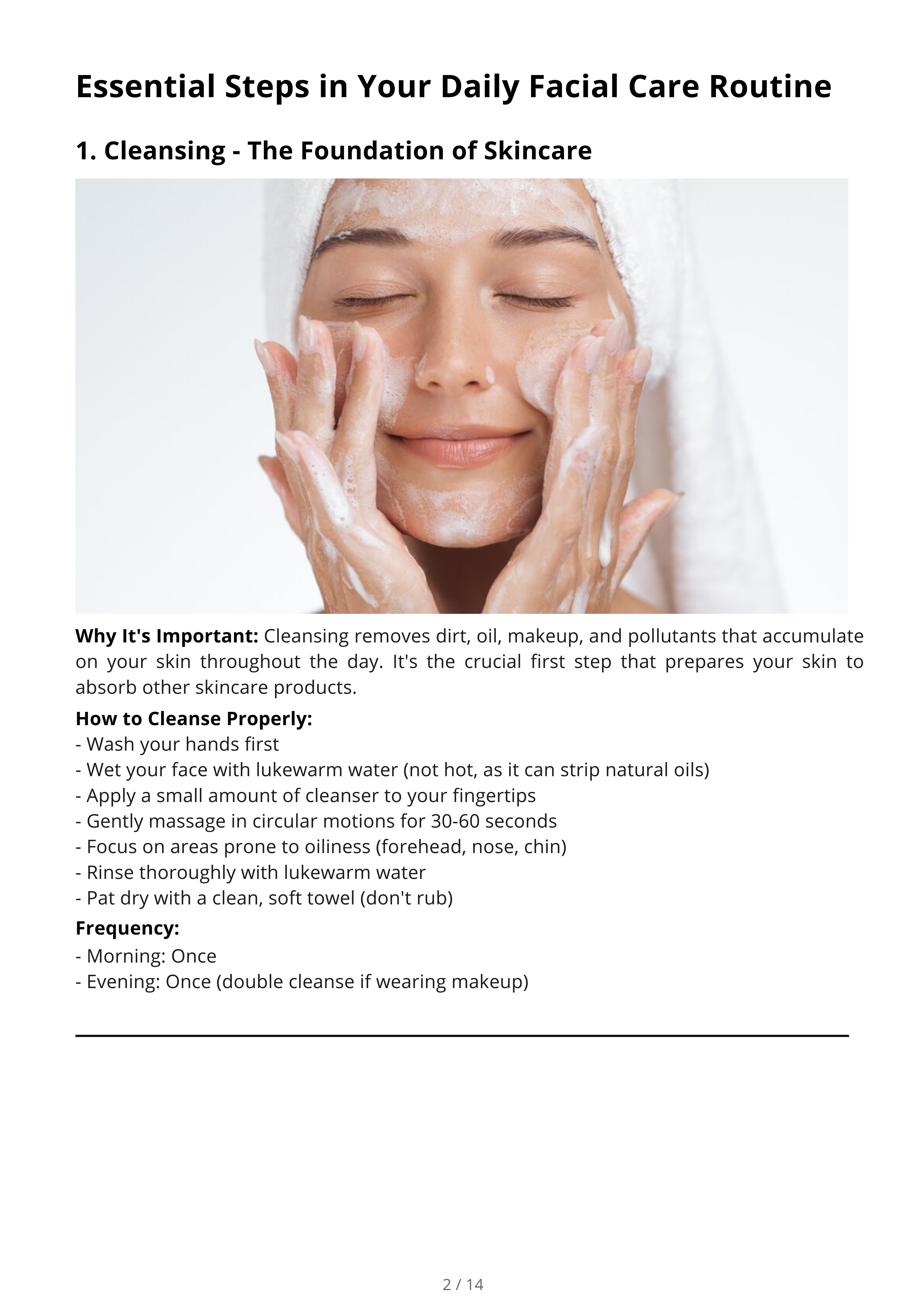Complete Guide to Facial Care