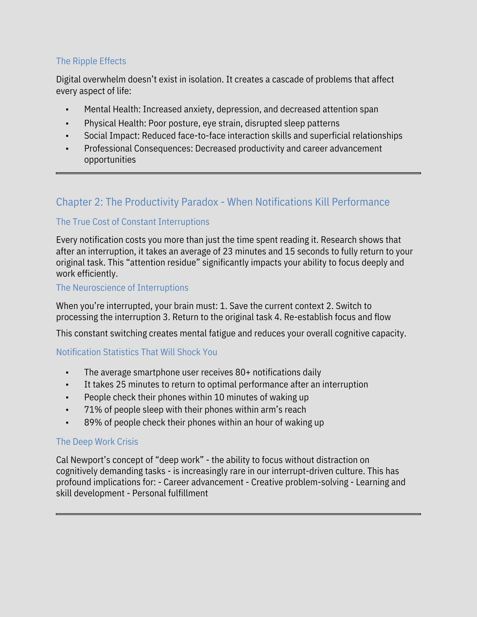 The Digital Detox Blueprint